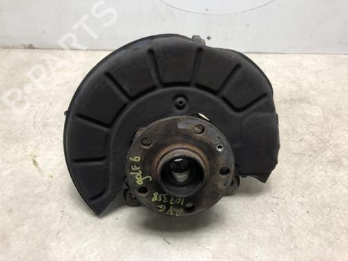 Used Left front steering knuckle VW GOLF VI (5K1) 1.4 TSI (122 hp) 23035340