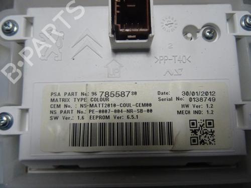 Used Instrument cluster PEUGEOT 208 I (CA_, CC_) 1.4 HDi (68 hp) 12966035