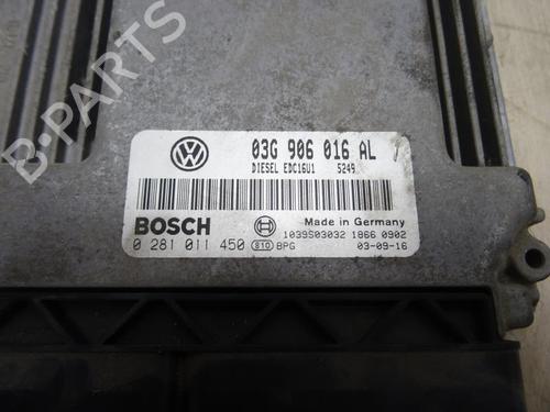 Used Engine control unit (ECU) VW TOURAN (1T1, 1T2) 2.0 TDI 16V (140 hp) 29140452