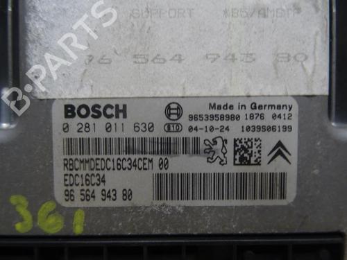 Used Engine control unit (ECU) CITROËN C4 Coupe (LA_) 1.6 HDi (109 hp) 13275219