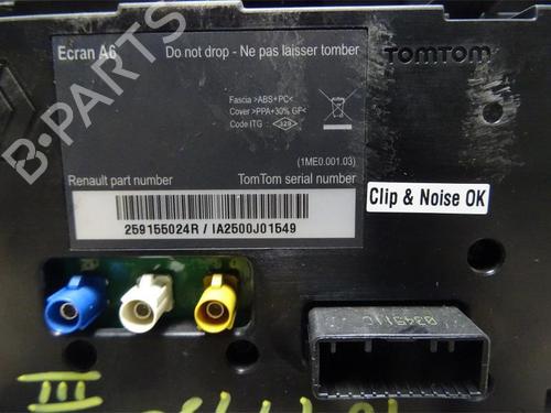 Display monitor RENAULT CLIO III Grandtour (KR0/1_) 1.5 dCi (KR0F) | BP12977813C48 