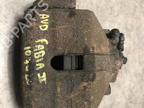 Used Right front brake caliper SKODA FABIA II (542) 1.2 TSI (105 hp) 20633426