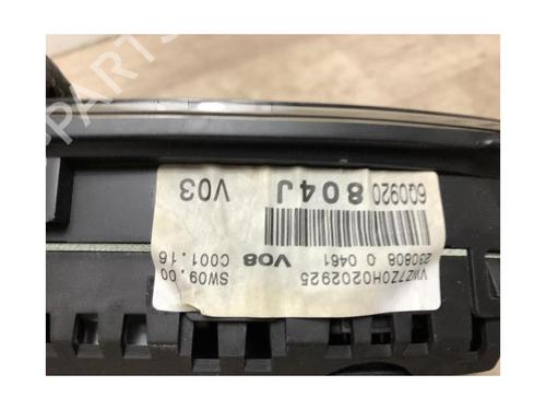 Instrument cluster VW POLO IV (9N_, 9A_) 1.4 TDI | BP23872934C47 