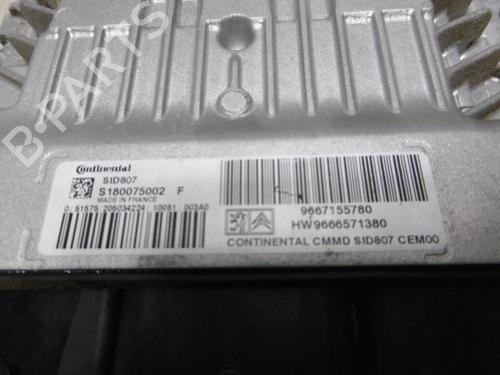 Engine control unit (ECU) CITROËN C3 II (SC_) 1.6 HDi 110 | BP13275160M57