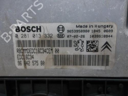 Used Engine control unit (ECU) PEUGEOT 407 (6D_) 1.6 HDi 110 (6D9HZC, 6D9HYC) (109 hp) 28710085