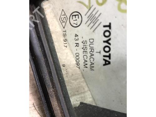 Front right door window TOYOTA YARIS (_P9_) 1.33 VVT-i (NSP90_, NSP90R) | BP20326457C19 