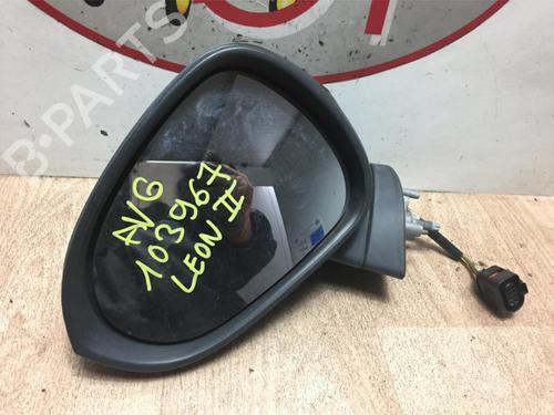 Used Left mirror SEAT LEON (1P1) 1.6 TDI (105 hp) 13289770
