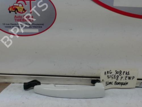 Used Rear left exterior door handle PEUGEOT 308 I (4A_, 4C_) 1.6 HDi (112 hp) 12961876