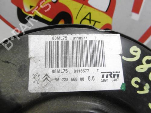Used Servo brake CITROËN C3 II (SC_) 1.4 HDi 70 (SC8HZC, SC8HR0, SC8HP4) (68 hp) 13272313