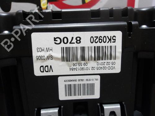 Instrument cluster VW GOLF VI (5K1) 1.6 TDI | BP23067639C47  - Image 7