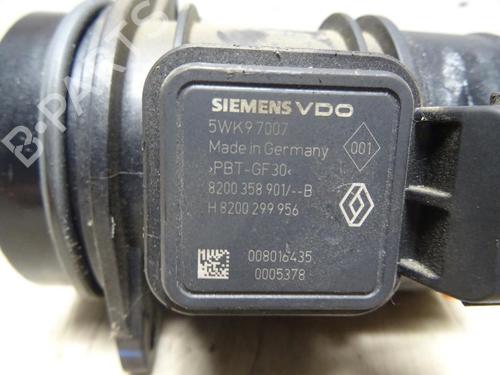 Used Mass air flow sensor RENAULT CLIO III (BR0/1, CR0/1) 1.5 dCi (C/BR0G, C/BR1G) (68 hp) 13277697