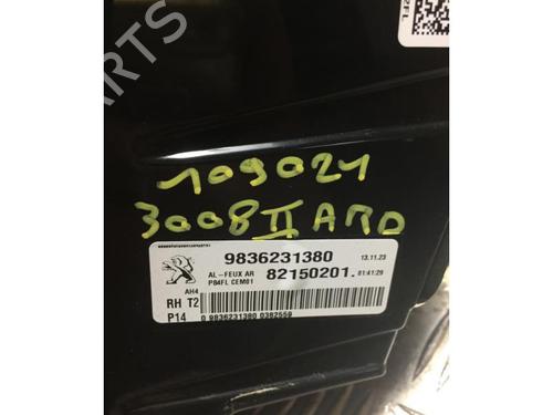 Right tailgate light PEUGEOT 3008 II SUV (MC_, MR_, MJ_, M4_) 1.5 BlueHDi 130 | BP25307175C80 