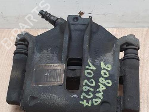 Used Right front brake caliper PEUGEOT 208 I (CA_, CC_) 1.4 HDi (68 hp) 20626197
