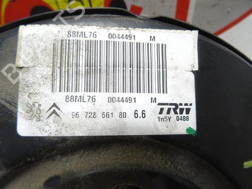 Used Servo brake PEUGEOT 208 I (CA_, CC_) 1.4 HDi (68 hp) 13272430