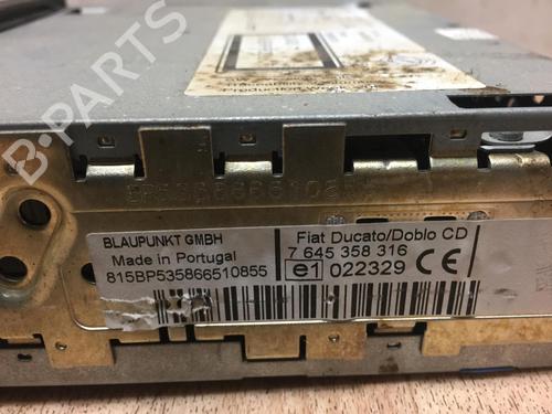 Radio FIAT DOBLO Box Body/MPV (223_) 1.9 JTD | BP23067976E6