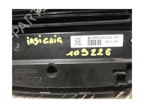 Climate control OPEL INSIGNIA A Sports Tourer (G09) 2.0 CDTI (35) | BP25287419I5