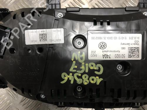 Instrument cluster VW GOLF VII (5G1, BQ1, BE1, BE2) 1.4 TSI | BP25306748C47 
