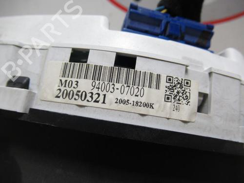 Used Instrument cluster KIA PICANTO I (SA) 1.0 (61 hp) 20628997