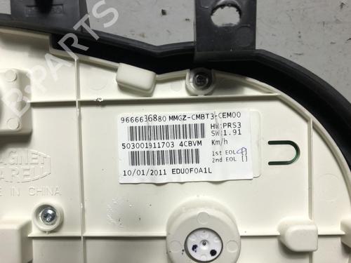 Instrument cluster PEUGEOT 206+ (2L_, 2M_) 1.4 HDi eco 70 | BP20134498C47 