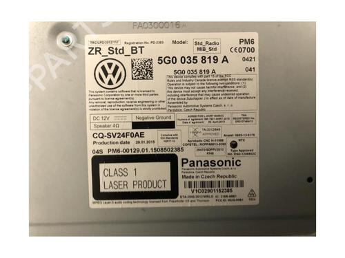 Elektronisk modul VW GOLF VII (5G1, BQ1, BE1, BE2) 1.4 TSI | BP25899724M83 