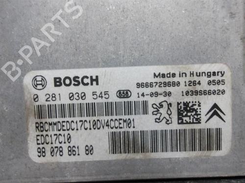 Engine control unit (ECU) PEUGEOT 208 I (CA_, CC_) 1.4 HDi | BP28712838M57 