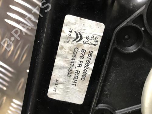 Front right window mechanism CITROËN C4 Picasso II 1.6 HDi / BlueHDi 115 | BP30786032C23
