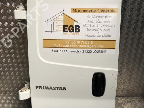 Used Left tailgate Left tailgate NISSAN PRIMASTAR Van (X83) 2.0 dCi 115 (114 hp) 34116911 34116911