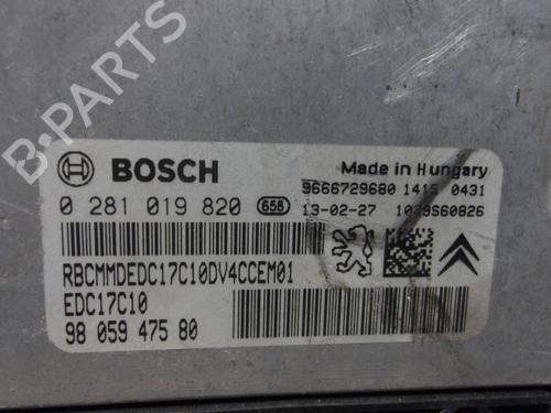 Used Engine control unit (ECU) PEUGEOT 208 I (CA_, CC_) 1.4 HDi (68 hp) 28685717