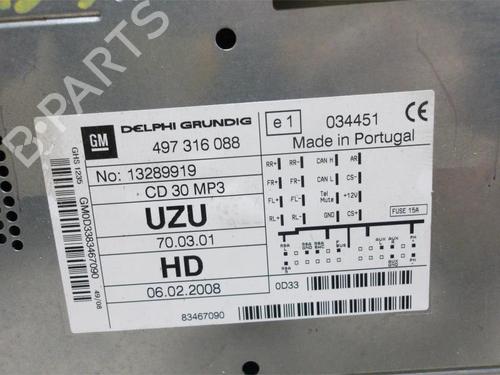 Radio OPEL CORSA D (S07) 1.3 CDTI (L08, L68) | BP13282125E6 