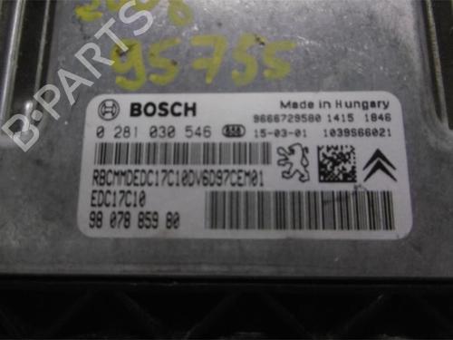 Engine control unit (ECU) PEUGEOT 2008 I (CU_) 1.6 HDi | BP13275159M57 