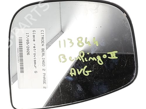 left-mirror-glass-citroen-berlingo-box-bodympv-b9-2008-39166504 main image