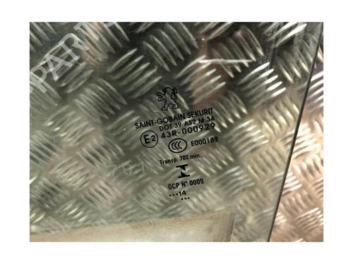 Front left door window PEUGEOT 3008 I MPV (0U_) 1.6 HDi | BP30786430C18