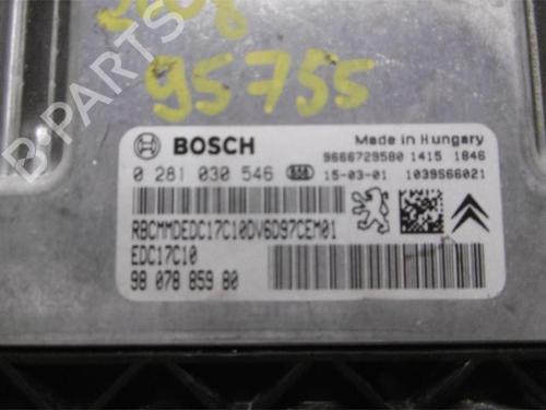 Engine control unit (ECU) PEUGEOT 2008 I (CU_) 1.6 HDi | BP13275159M57 