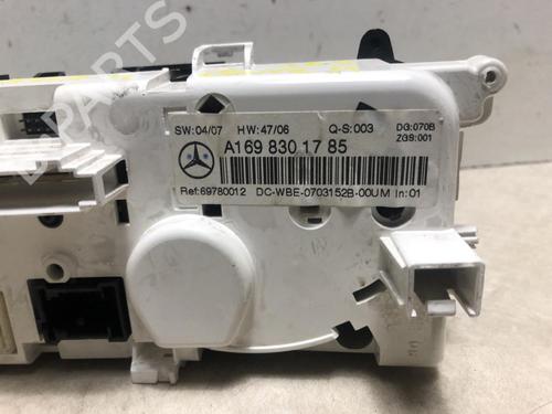 Climate control MERCEDES-BENZ A-CLASS (W169) A 180 CDI (169.007, 169.307) | BP20613529I5