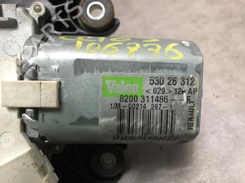 Used Rear wiper motor RENAULT CLIO III (BR0/1, CR0/1) 1.5 dCi (88 hp) 20618186
