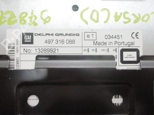 Radio OPEL CORSA D (S07) 1.3 CDTI (L08, L68) | BP13282050E6 