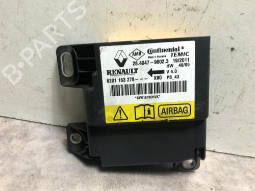 Kollisjonspute styreenhet DACIA LOGAN (LS_) 1.2 16V (LS1N, LS02, BS02) (75 hp) 25306847