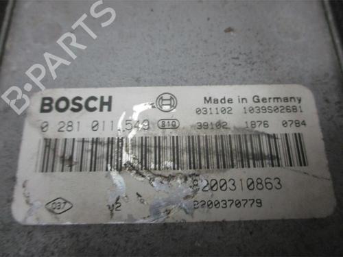 Engine control unit (ECU) RENAULT MEGANE II Estate (KM0/1_) 1.9 dCi (KMRG, KM1G, KM0G, KM2C) | BP25298135M57 