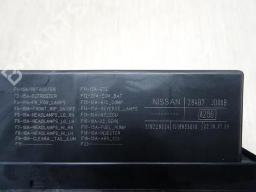 Fuse box NISSAN QASHQAI / QASHQAI +2 I (J10, NJ10, JJ10E) 1.5 dCi | BP12965973E1 