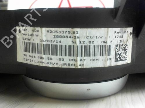 Instrument cluster PEUGEOT 207 (WA_, WC_) 1.4 HDi | BP13290165C47 