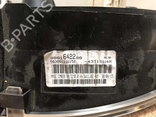 Used Instrument cluster PEUGEOT PARTNER Box Body/MPV 1.6 HDi (90 hp) 12978728