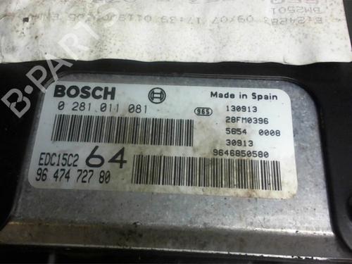 Engine control unit (ECU) PEUGEOT 307 (3A/C) 2.0 HDi 110 | BP13275129M57