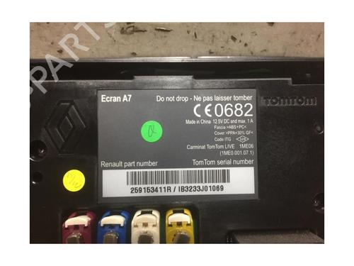 Display monitor RENAULT MEGANE III Coupe (DZ0/1_) 1.6 dCi (DZ00, DZ12, DZ2A, DZ13) | BP13264961C48 
