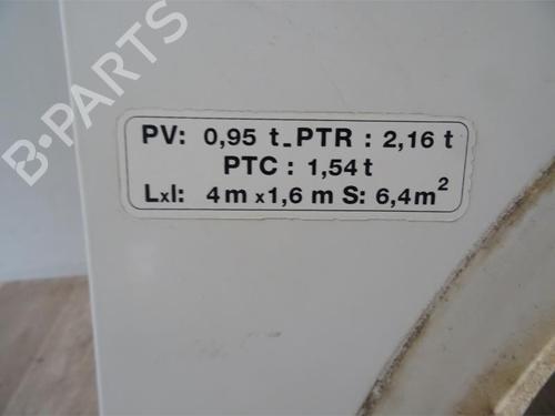Right front fenders CITROËN C15 Box Body/MPV (VD_) 1.9 D | BP22946802C42 