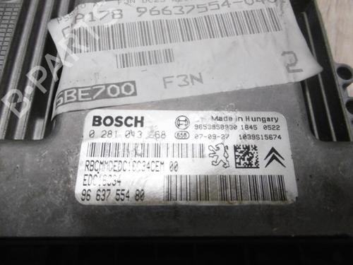 Used Engine control unit (ECU) PEUGEOT 207 SW (WK_) 1.6 HDi (90 hp) 31195553