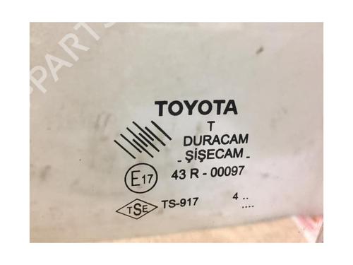 Rear left door window TOYOTA COROLLA Verso (ZER_, ZZE12_, R1_) 2.0 D-4D (CUR10_, CUR10R) | BP13293448C20 