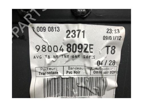 Front left panel PEUGEOT 3008 I MPV (0U_) 1.6 HDi | BP21144329C58 