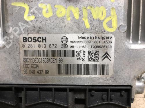 Engine control unit (ECU) PEUGEOT PARTNER Box Body/MPV 1.6 HDi 16V | BP31195875M57