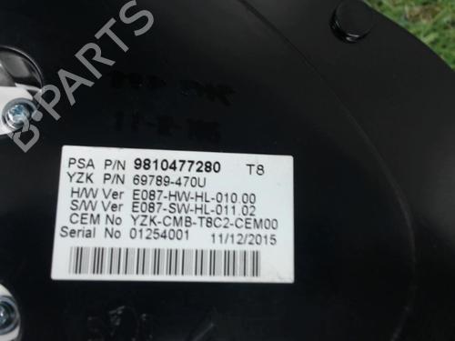 Instrument cluster PEUGEOT 3008 I MPV (0U_) 1.2 | BP12968495C47 