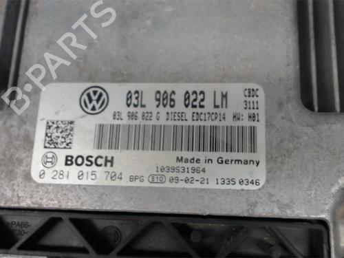 Engine control unit (ECU) VW GOLF PLUS V (5M1, 521) 2.0 TDI | BP24955419M57 